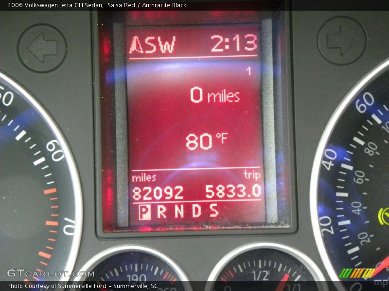 Salsa Red / Anthracite Black 2006 Volkswagen Jetta GLI Sedan