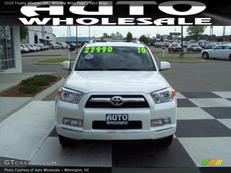 Blizzard White Pearl / Sand Beige 2010 Toyota 4Runner SR5