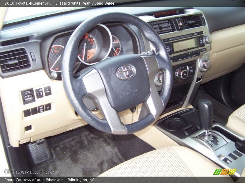 Blizzard White Pearl / Sand Beige 2010 Toyota 4Runner SR5