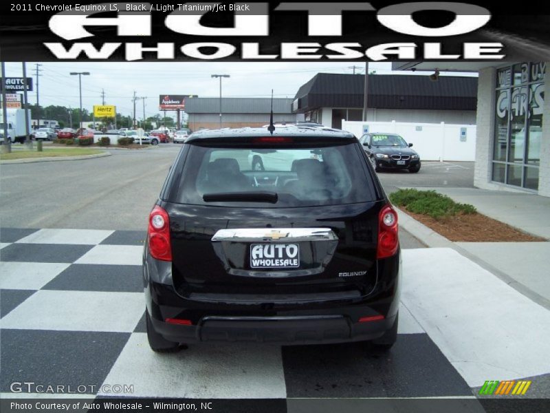 Black / Light Titanium/Jet Black 2011 Chevrolet Equinox LS