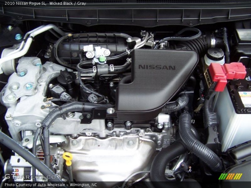 Wicked Black / Gray 2010 Nissan Rogue SL