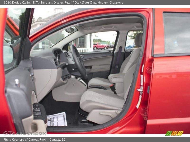 Sunburst Orange Pearl / Dark Slate Gray/Medium Graystone 2010 Dodge Caliber SXT