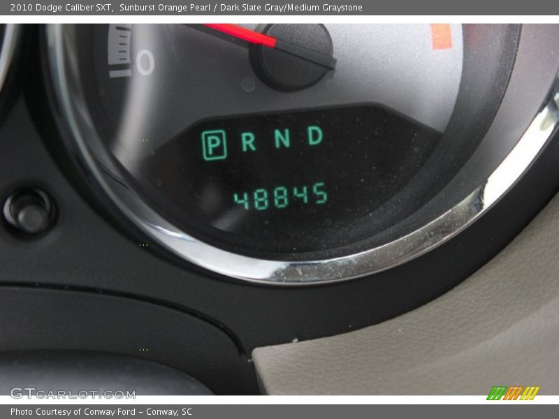Sunburst Orange Pearl / Dark Slate Gray/Medium Graystone 2010 Dodge Caliber SXT