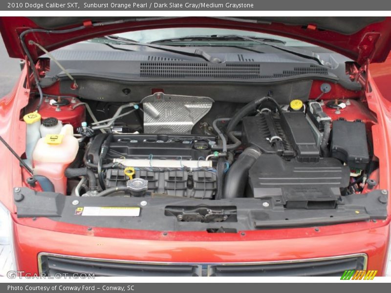 Sunburst Orange Pearl / Dark Slate Gray/Medium Graystone 2010 Dodge Caliber SXT