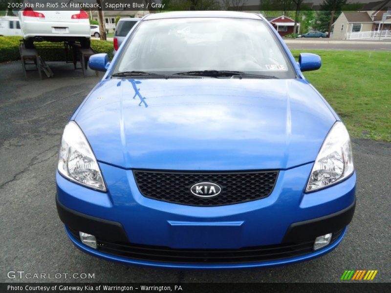 Sapphire Blue / Gray 2009 Kia Rio Rio5 SX Hatchback