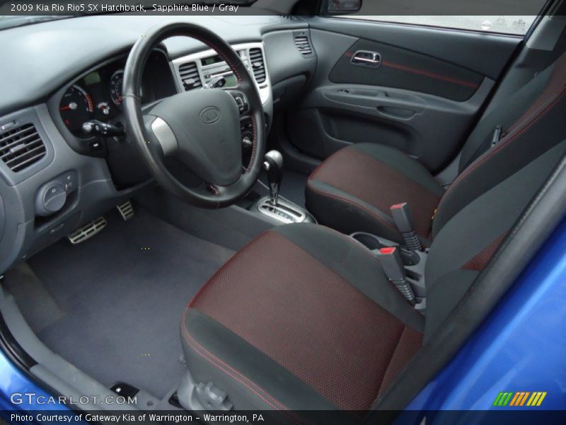 Gray Interior - 2009 Rio Rio5 SX Hatchback 