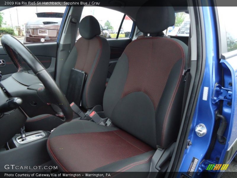  2009 Rio Rio5 SX Hatchback Gray Interior