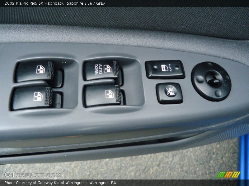 Controls of 2009 Rio Rio5 SX Hatchback