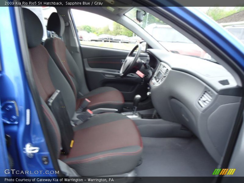 Sapphire Blue / Gray 2009 Kia Rio Rio5 SX Hatchback