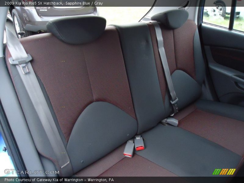Rear Seat of 2009 Rio Rio5 SX Hatchback