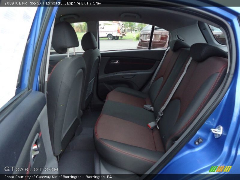Sapphire Blue / Gray 2009 Kia Rio Rio5 SX Hatchback