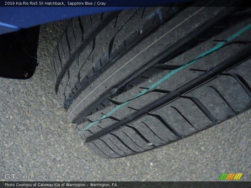 Sapphire Blue / Gray 2009 Kia Rio Rio5 SX Hatchback