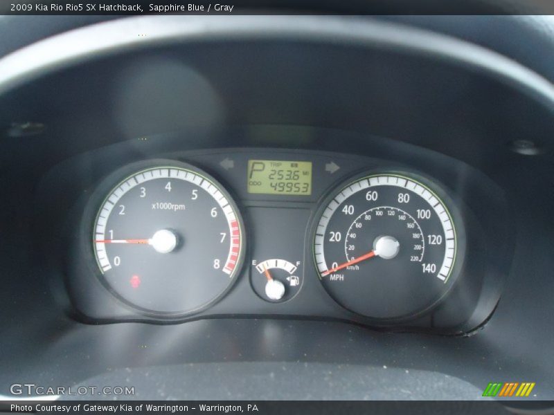  2009 Rio Rio5 SX Hatchback Rio5 SX Hatchback Gauges