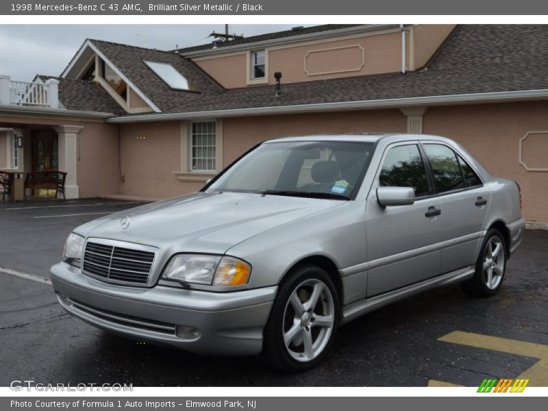 Brilliant Silver Metallic / Black 1998 Mercedes-Benz C 43 AMG