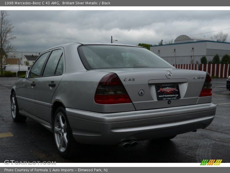 Brilliant Silver Metallic / Black 1998 Mercedes-Benz C 43 AMG