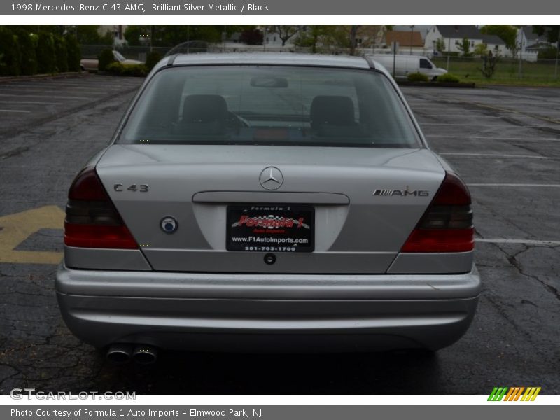 Brilliant Silver Metallic / Black 1998 Mercedes-Benz C 43 AMG