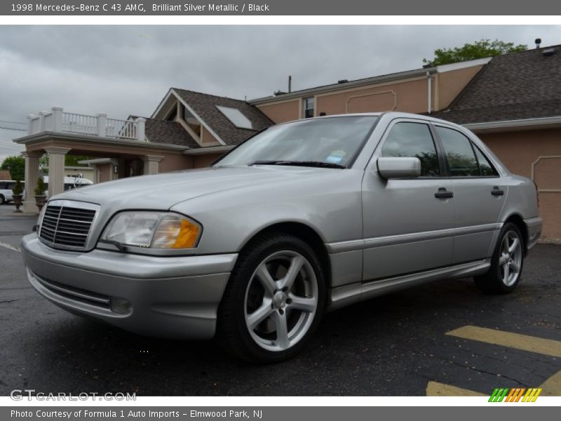 Brilliant Silver Metallic / Black 1998 Mercedes-Benz C 43 AMG