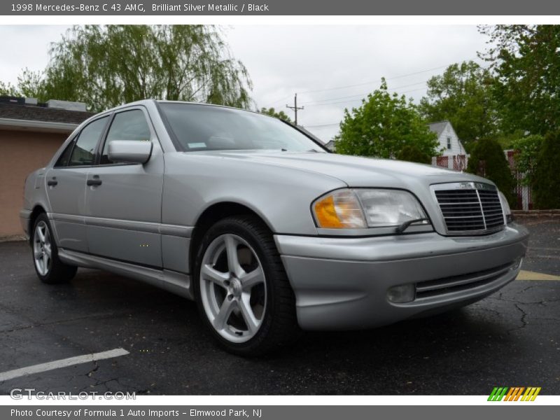 Brilliant Silver Metallic / Black 1998 Mercedes-Benz C 43 AMG