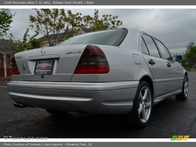 Brilliant Silver Metallic / Black 1998 Mercedes-Benz C 43 AMG
