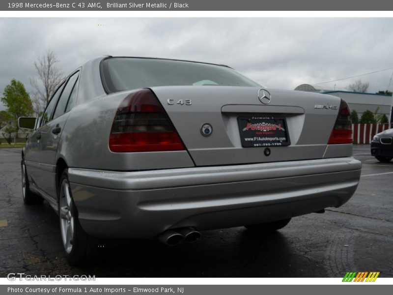 Brilliant Silver Metallic / Black 1998 Mercedes-Benz C 43 AMG