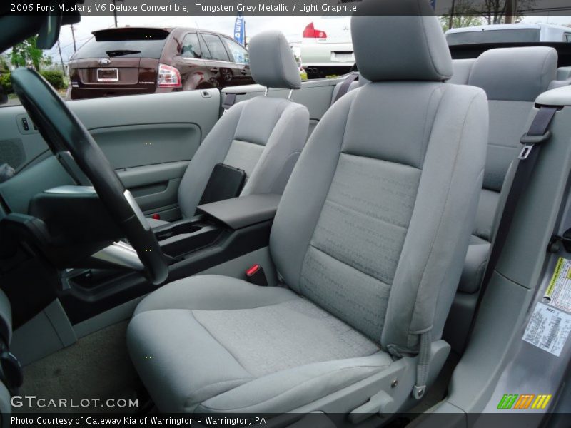 Tungsten Grey Metallic / Light Graphite 2006 Ford Mustang V6 Deluxe Convertible