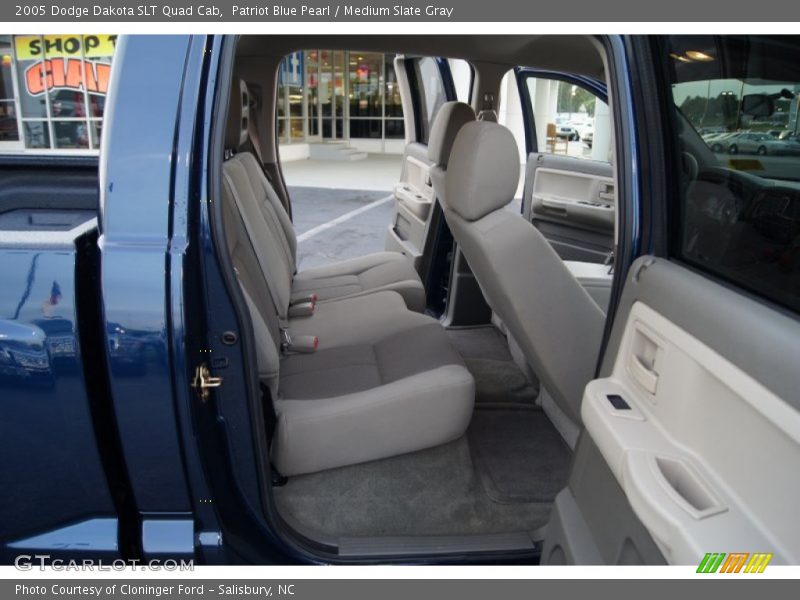 Patriot Blue Pearl / Medium Slate Gray 2005 Dodge Dakota SLT Quad Cab