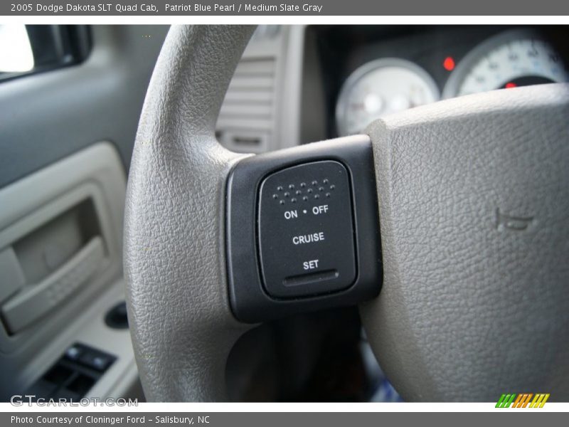 Patriot Blue Pearl / Medium Slate Gray 2005 Dodge Dakota SLT Quad Cab