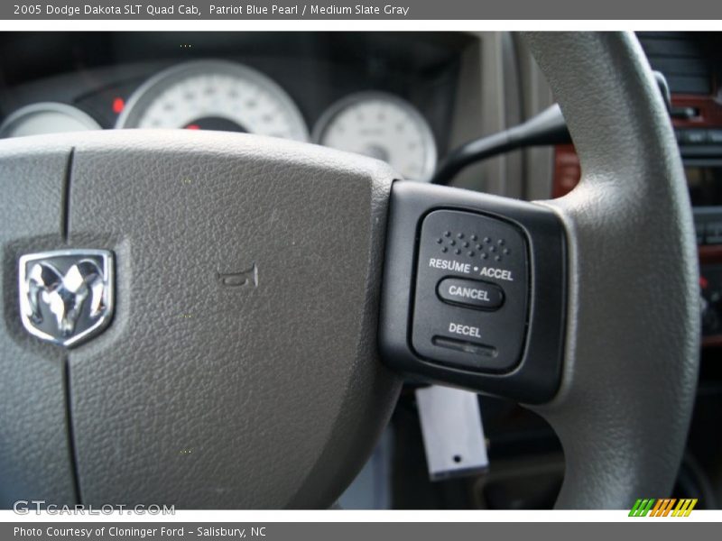 Patriot Blue Pearl / Medium Slate Gray 2005 Dodge Dakota SLT Quad Cab