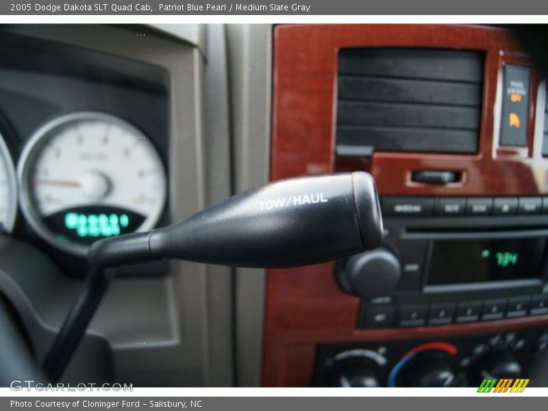 Patriot Blue Pearl / Medium Slate Gray 2005 Dodge Dakota SLT Quad Cab