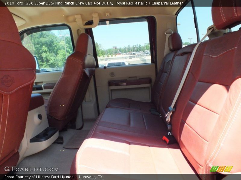 Royal Red Metallic / Chaparral Leather 2010 Ford F350 Super Duty King Ranch Crew Cab 4x4 Dually