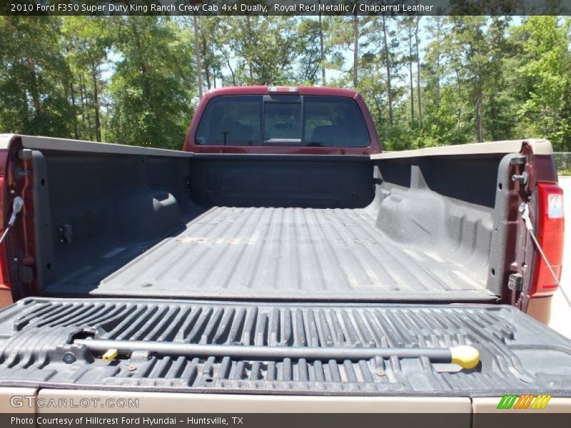 Royal Red Metallic / Chaparral Leather 2010 Ford F350 Super Duty King Ranch Crew Cab 4x4 Dually