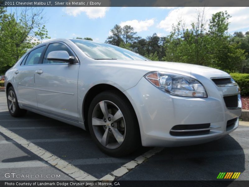 Silver Ice Metallic / Ebony 2011 Chevrolet Malibu LT