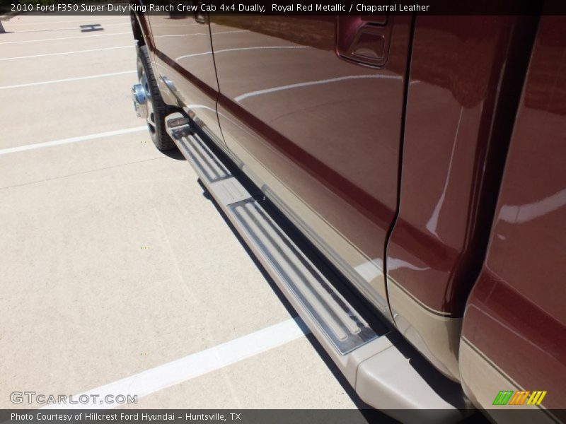 Royal Red Metallic / Chaparral Leather 2010 Ford F350 Super Duty King Ranch Crew Cab 4x4 Dually
