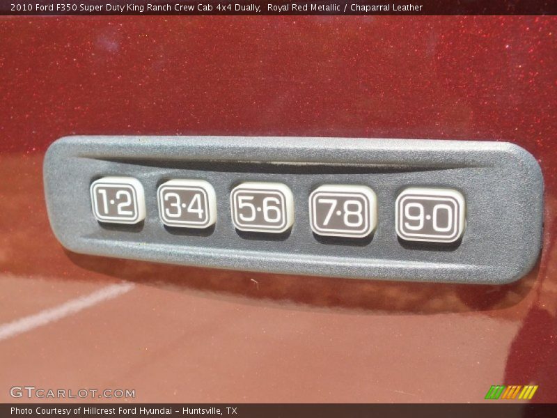 Royal Red Metallic / Chaparral Leather 2010 Ford F350 Super Duty King Ranch Crew Cab 4x4 Dually