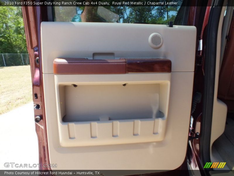 Royal Red Metallic / Chaparral Leather 2010 Ford F350 Super Duty King Ranch Crew Cab 4x4 Dually