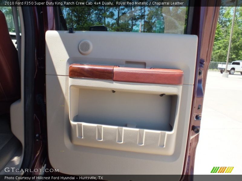 Royal Red Metallic / Chaparral Leather 2010 Ford F350 Super Duty King Ranch Crew Cab 4x4 Dually