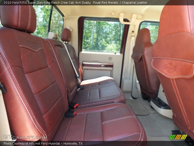 Royal Red Metallic / Chaparral Leather 2010 Ford F350 Super Duty King Ranch Crew Cab 4x4 Dually