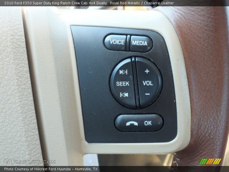 Royal Red Metallic / Chaparral Leather 2010 Ford F350 Super Duty King Ranch Crew Cab 4x4 Dually