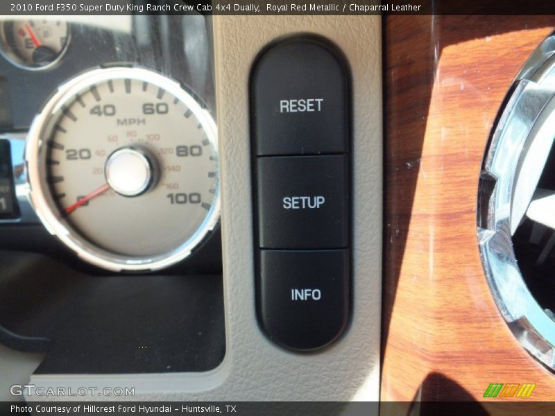 Royal Red Metallic / Chaparral Leather 2010 Ford F350 Super Duty King Ranch Crew Cab 4x4 Dually