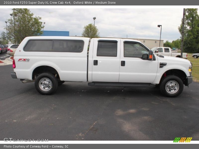 Oxford White / Medium Stone 2010 Ford F250 Super Duty XL Crew Cab 4x4