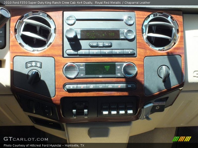 Royal Red Metallic / Chaparral Leather 2010 Ford F350 Super Duty King Ranch Crew Cab 4x4 Dually