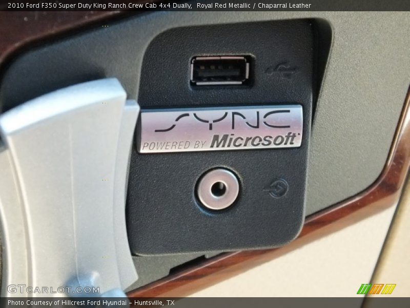 Royal Red Metallic / Chaparral Leather 2010 Ford F350 Super Duty King Ranch Crew Cab 4x4 Dually