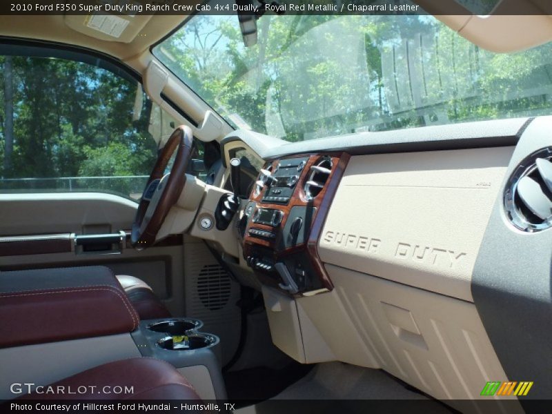Royal Red Metallic / Chaparral Leather 2010 Ford F350 Super Duty King Ranch Crew Cab 4x4 Dually