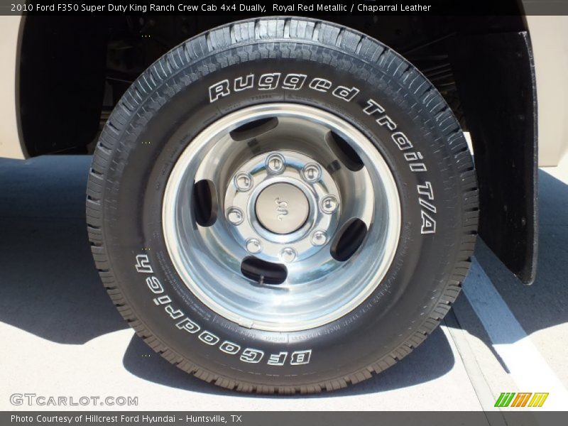 Royal Red Metallic / Chaparral Leather 2010 Ford F350 Super Duty King Ranch Crew Cab 4x4 Dually