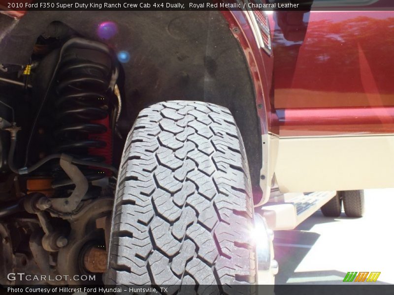 Royal Red Metallic / Chaparral Leather 2010 Ford F350 Super Duty King Ranch Crew Cab 4x4 Dually