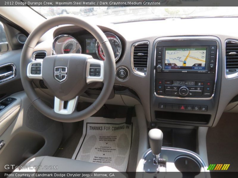 Maximum Steel Metallic / Dark Graystone/Medium Graystone 2012 Dodge Durango Crew