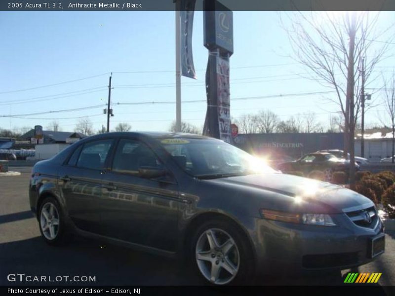 Anthracite Metallic / Black 2005 Acura TL 3.2