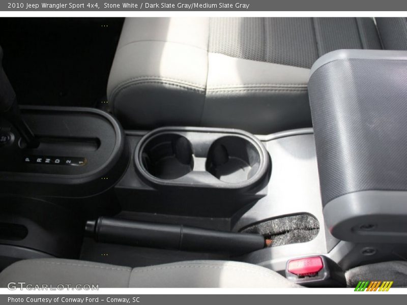 Stone White / Dark Slate Gray/Medium Slate Gray 2010 Jeep Wrangler Sport 4x4