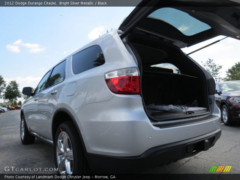 Bright Silver Metallic / Black 2012 Dodge Durango Citadel
