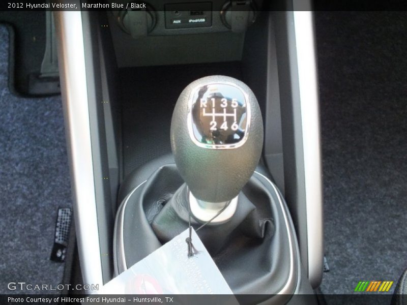 Marathon Blue / Black 2012 Hyundai Veloster